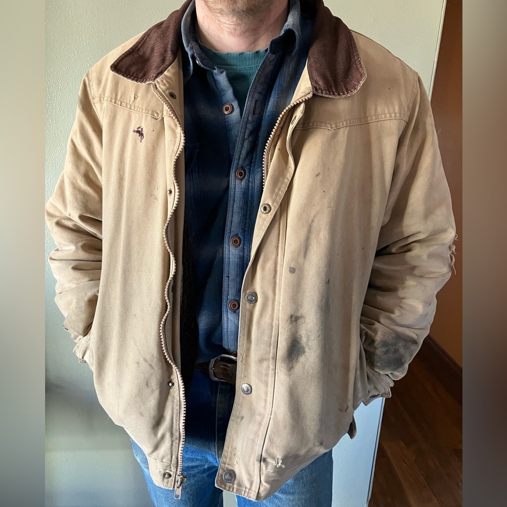 Men's Distressed Cowboy Work Jacket